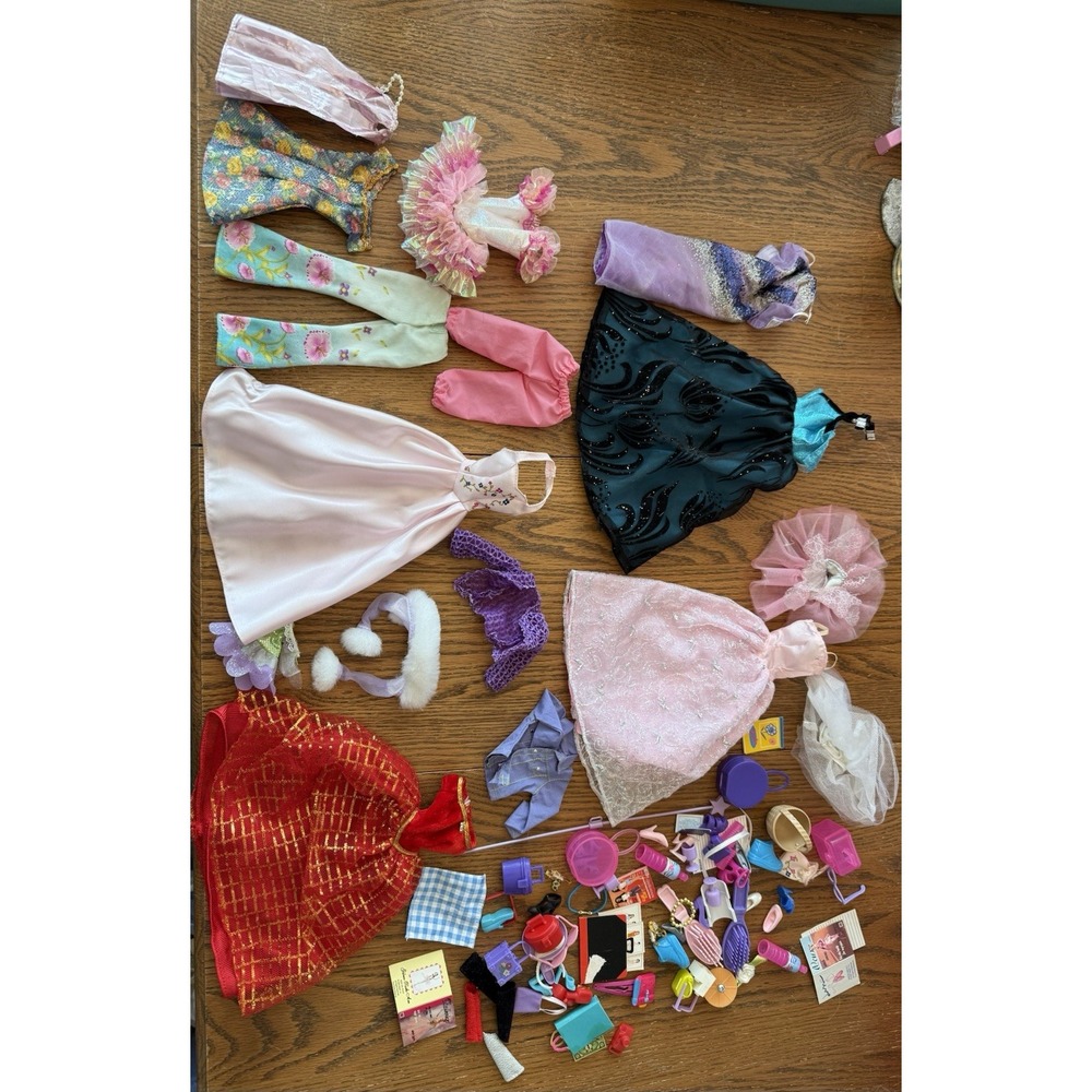 Vintage‎ 90s Barbie Doll Clothes Lot- Barbie Brand And Accessories